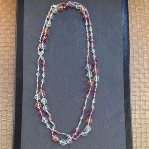 Multi-Color Beaded Double or single Strand Necklace - Women’s Jewelry